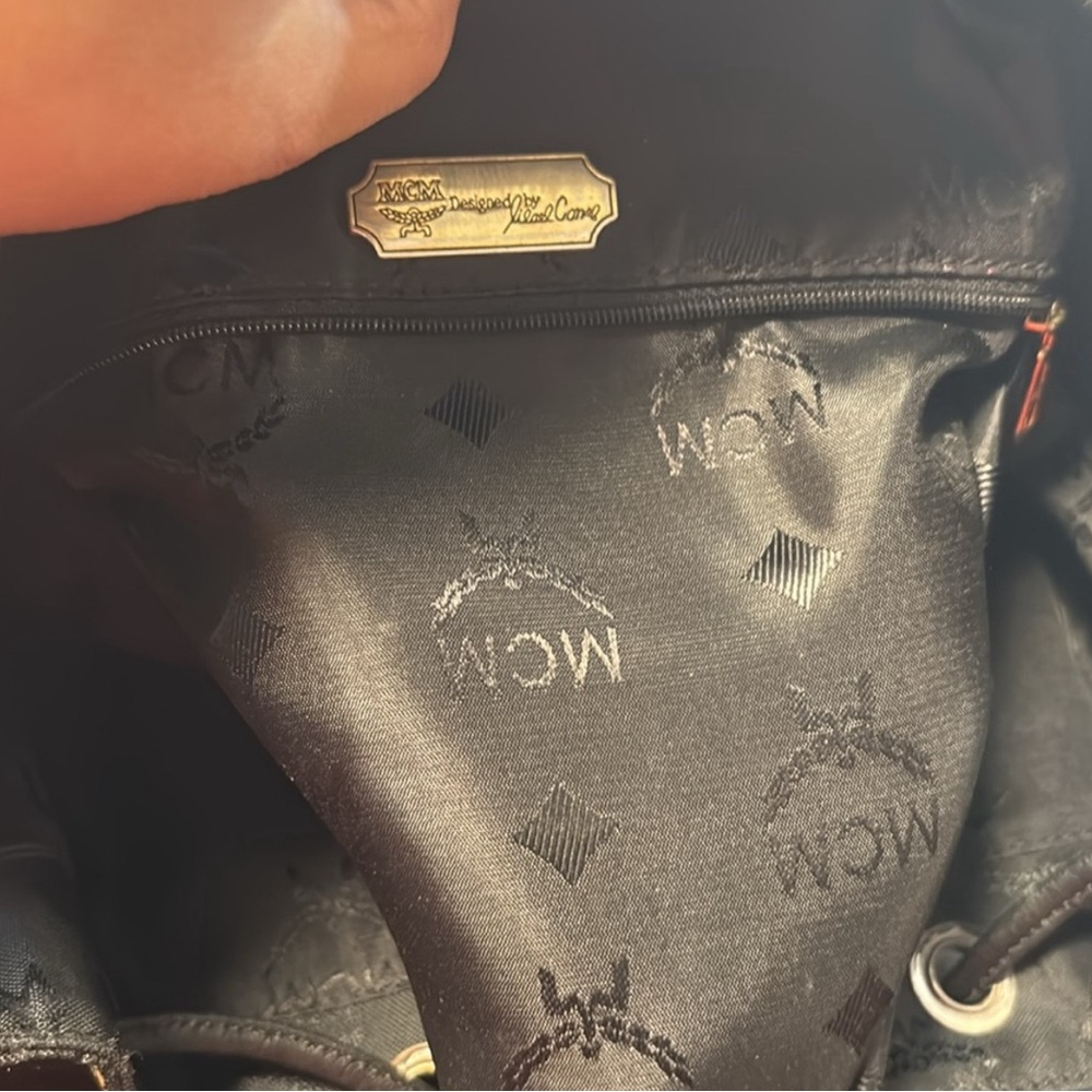 MCM Nylon Black Backpack - Picture 6 of 6